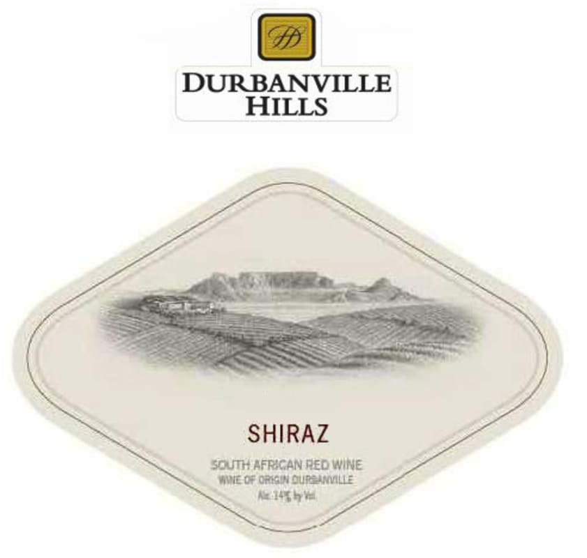 Durbanville Hills Shiraz 2010 Front Label