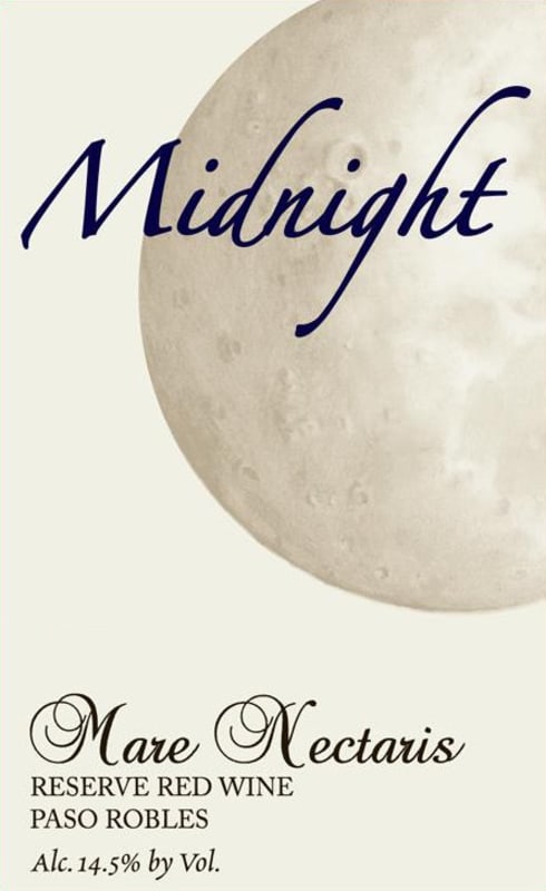 Midnight Cellars Winery Mare Nectaris Reserve 2011 Front Label
