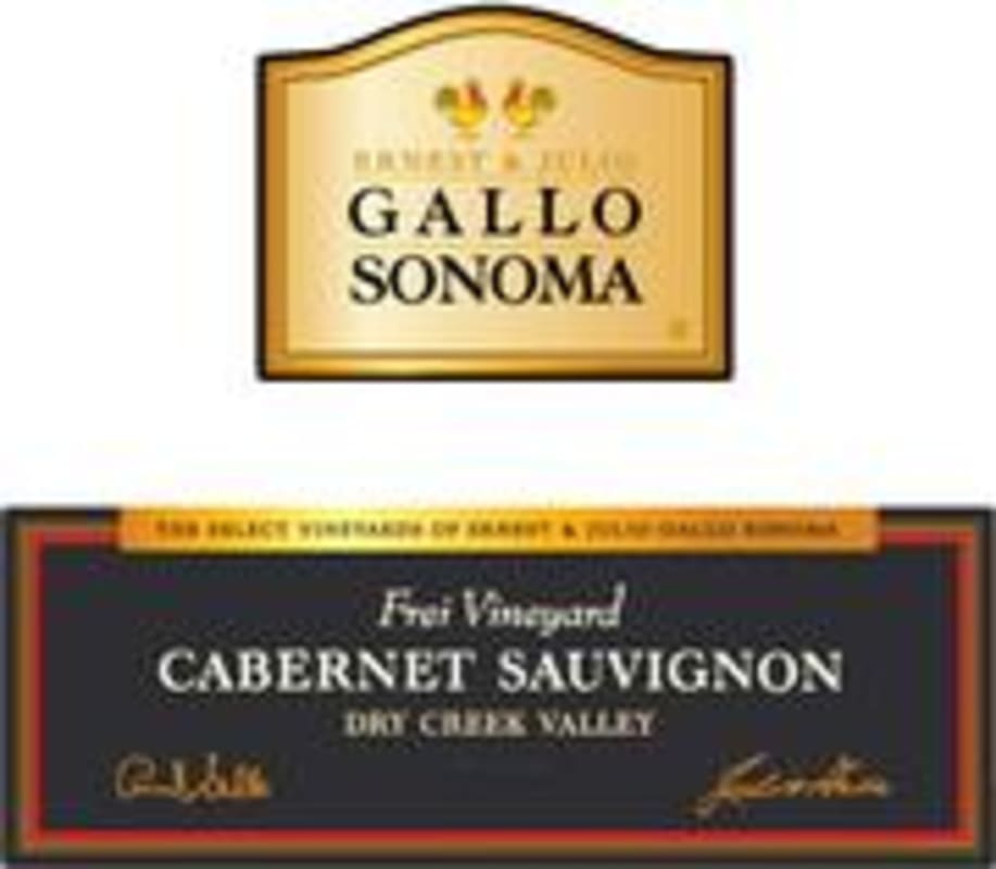 Gallo of Sonoma Frei Ranch Cabernet Sauvignon 1997 Front Label