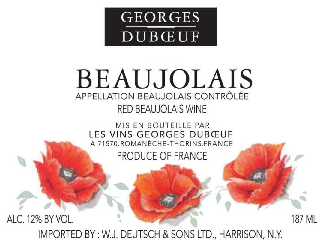 Duboeuf Beaujolais 2010 Front Label
