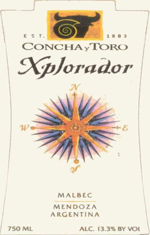 Concha y Toro Xplorador Malbec 2010 Front Label