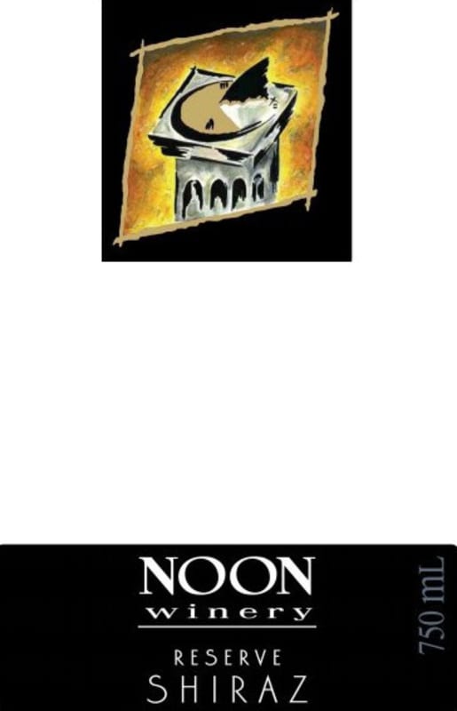 Noon Reserve Shiraz 2010 Front Label
