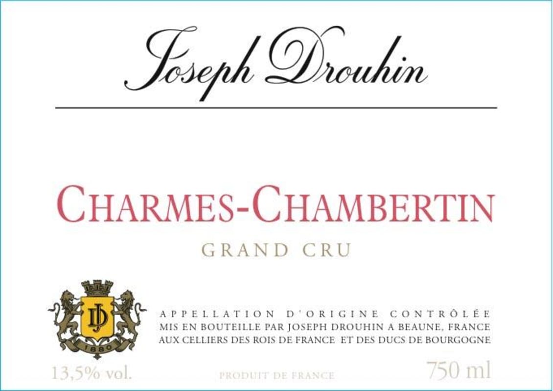 Joseph Drouhin Charmes-Chambertin 2010 Front Label