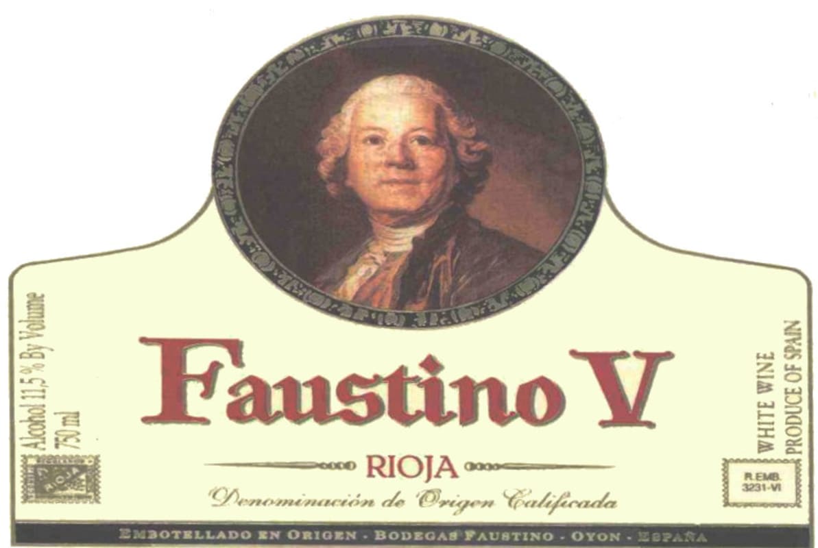Faustino V Blanco 2010 Front Label