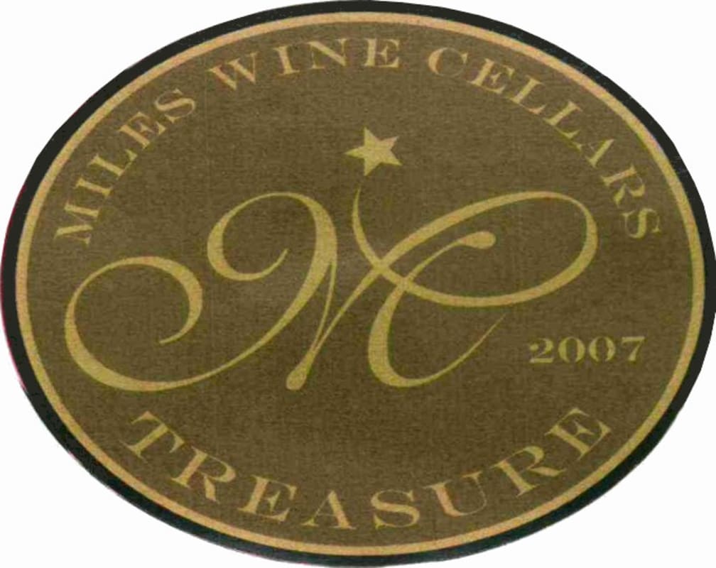 Miles Wine Cellars Treasure Port 2007 Front Label