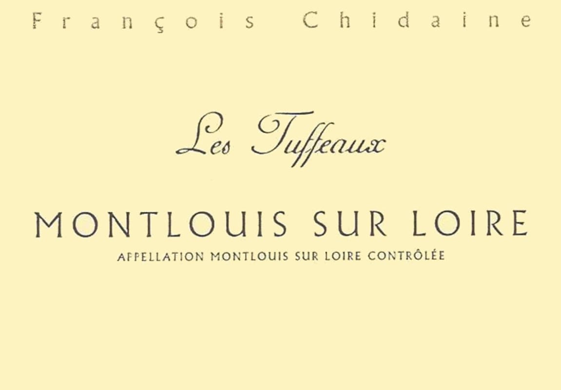 Francois Chidaine Montlouis Les Tuffeaux 2010 Front Label
