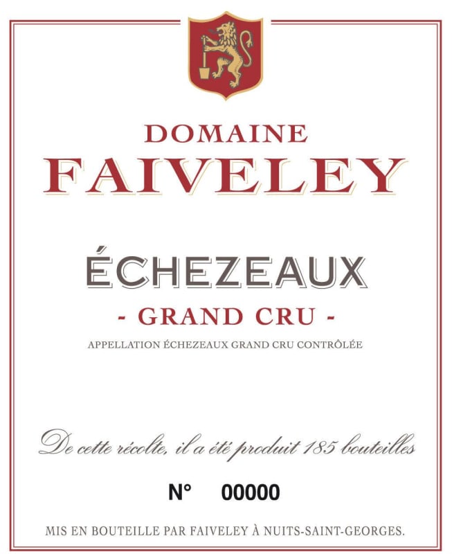 Faiveley Echezeaux Grand Cru 2010 Front Label