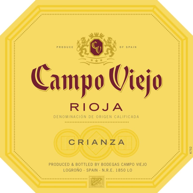 Campo Viejo Crianza 2010 Front Label