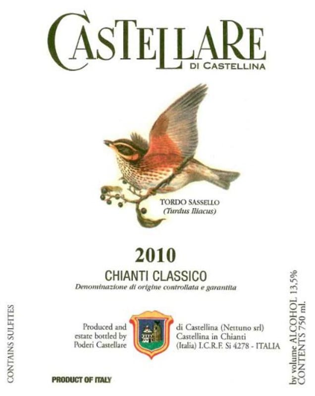 Castellare Chianti Classico 2010 Front Label