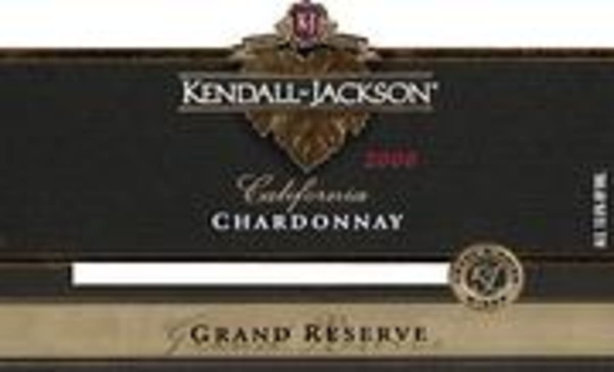 Kendall-Jackson Grand Reserve Chardonnay 2000 Front Label
