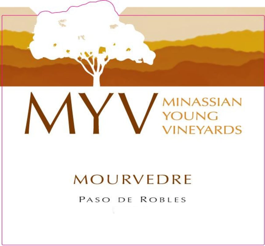 Minassian Young Vineyards Mourvedre 2012 Front Label