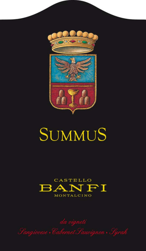 Banfi Summus 2010 Front Label
