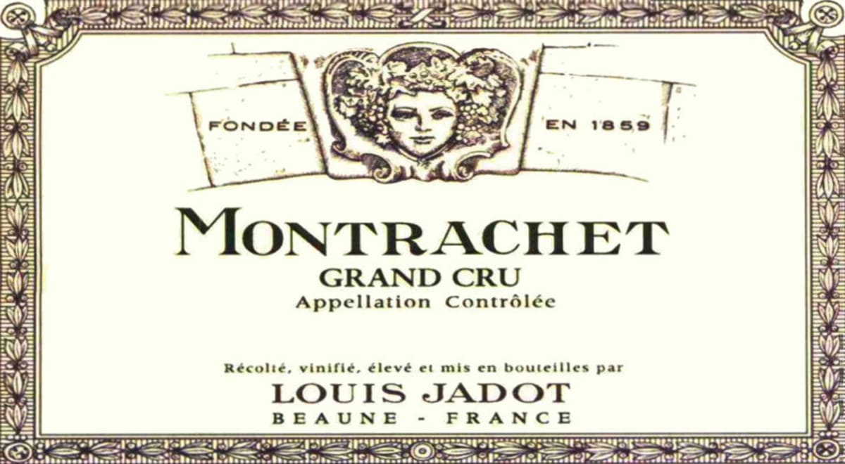 Louis Jadot Montrachet Grand Cru 2010 Front Label