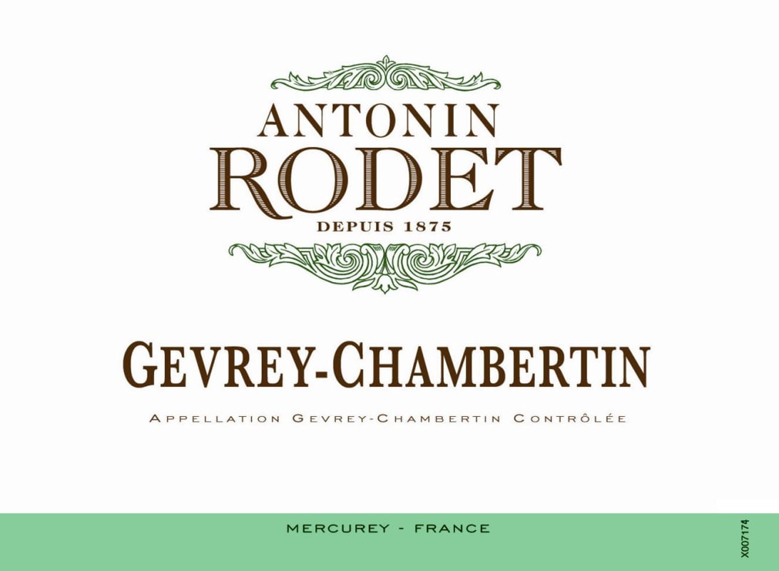 Antonin Rodet Gevrey Chambertin 2010 Front Label