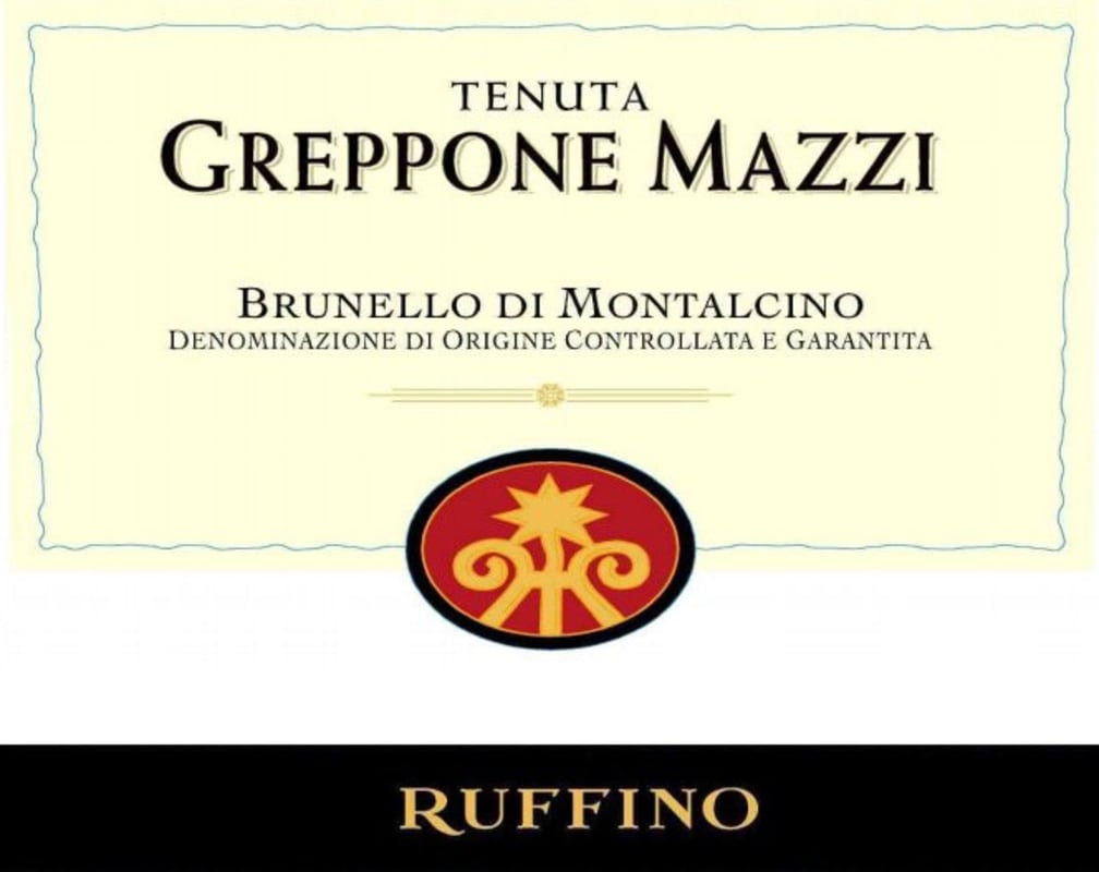 Ruffino Brunello di Montalcino Greppone Mazzi 2010 Front Label