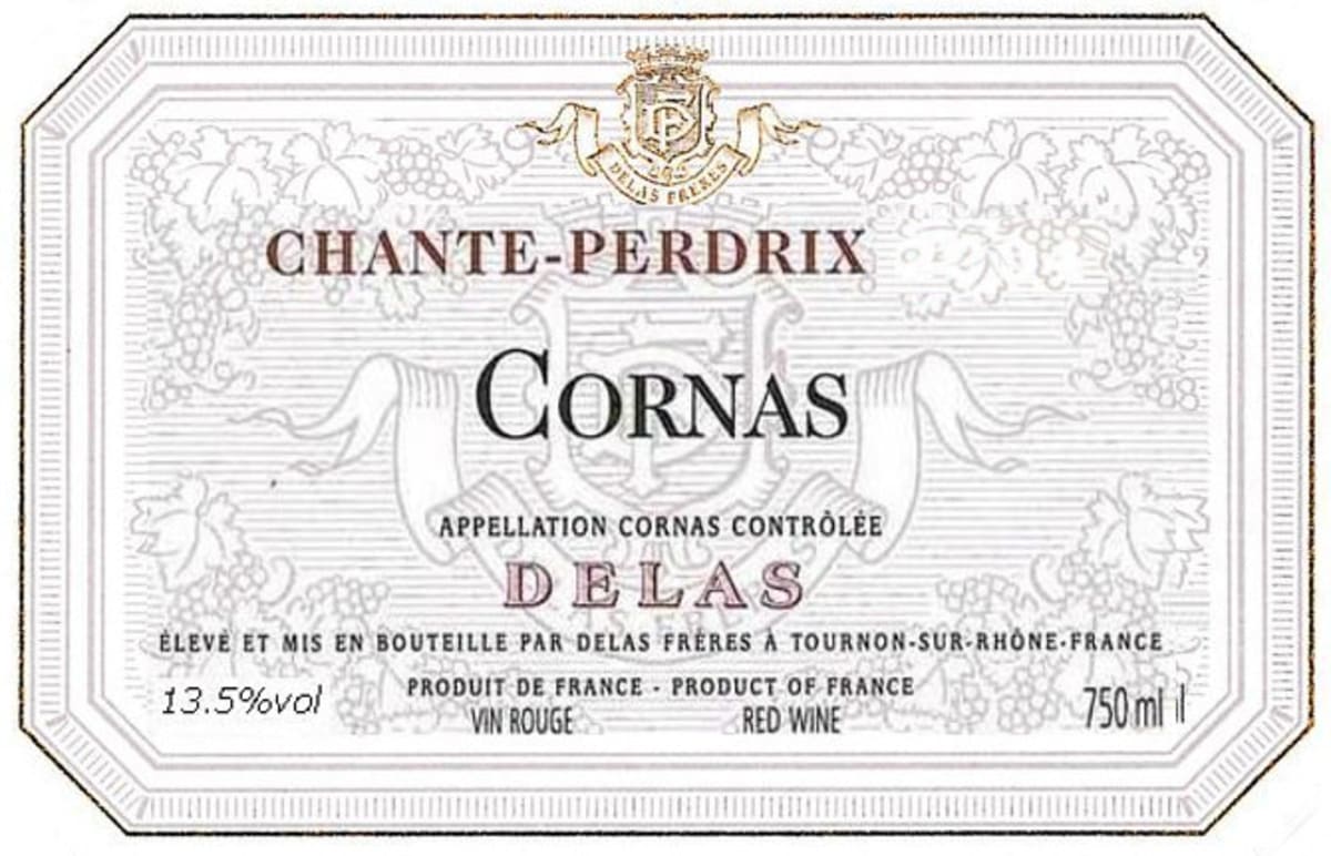 Delas Cornas Chante-Perdrix 2010 Front Label