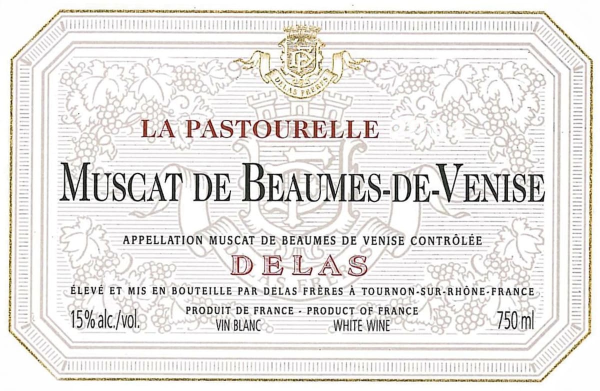 Delas Muscat de Beaumes-de-Venise La Pastourelle 2010 Front Label