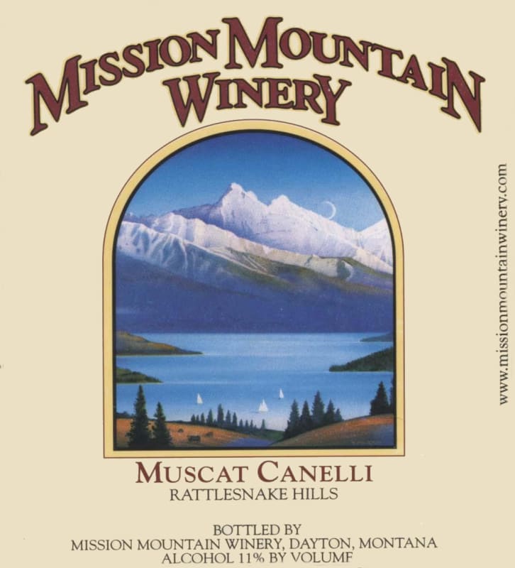 Mission Mountain Winery Muscat Canelli 2011 Front Label