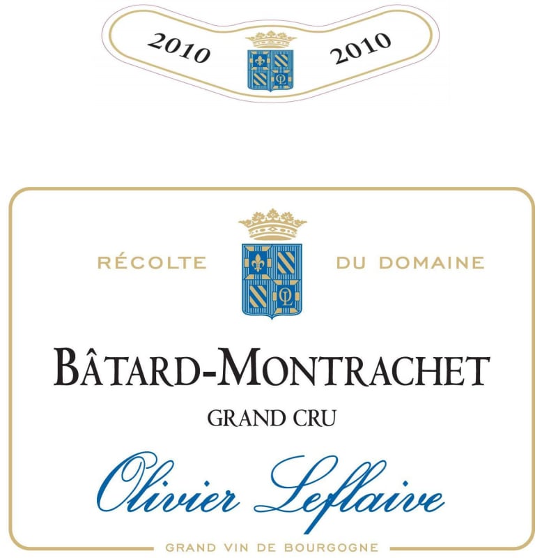 Olivier Leflaive Batard-Montrachet Grand Cru 2010 Front Label