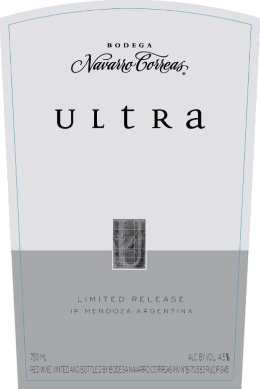 Navarro Correas Ultra 2010 Front Label