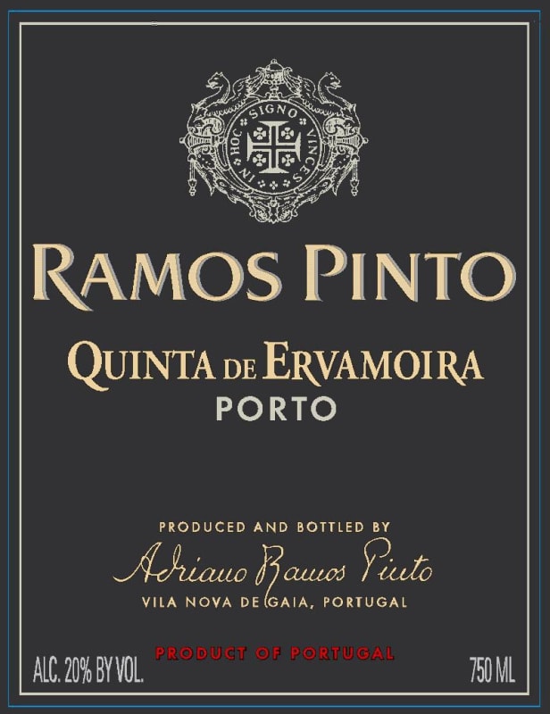 Ramos Pinto Ervamoira Vintage Port 2010 Front Label