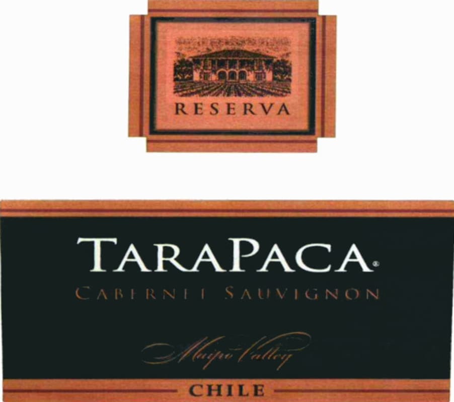 Vina Tarapaca Reserva Cabernet Sauvignon 2010 Front Label