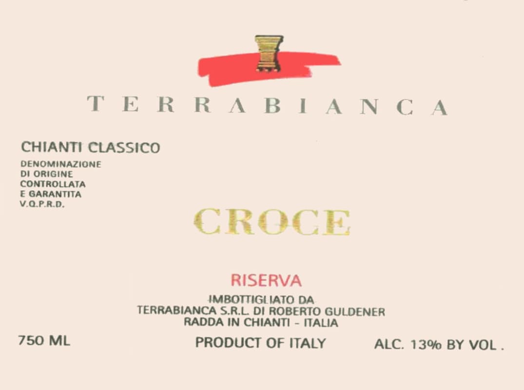 Terrabianca Chianti Classico Reserva Croce 2010 Front Label
