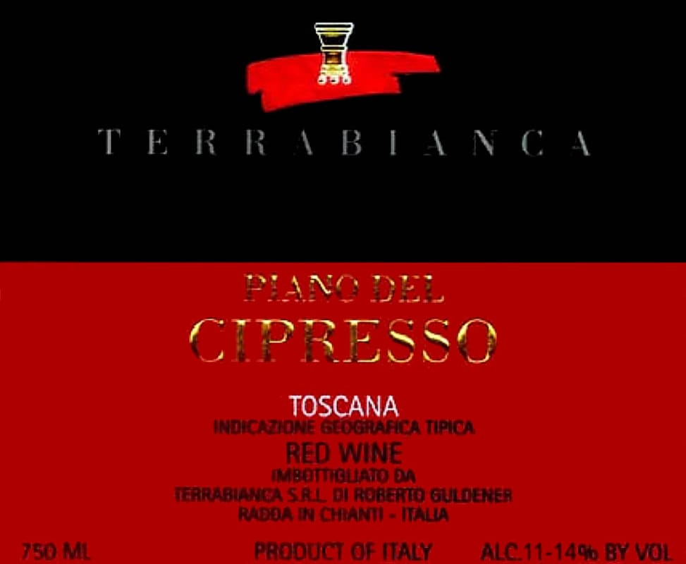 Terrabianca Piano Del Cipresso 2010 Front Label
