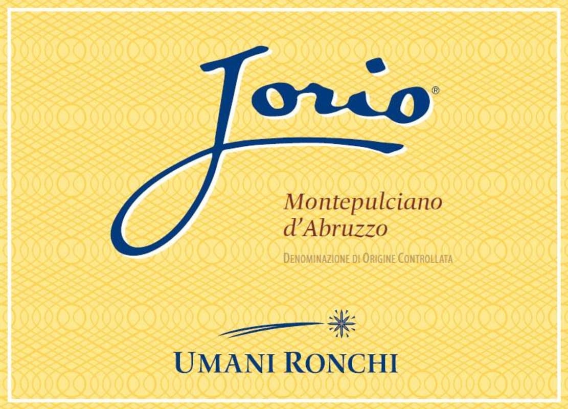Umani Ronchi Montepulciano d'Abruzzo Jorio 2010 Front Label