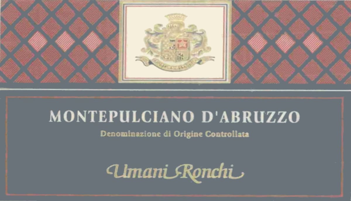 Umani Ronchi Montepulciano D'Abruzzo 2010 Front Label