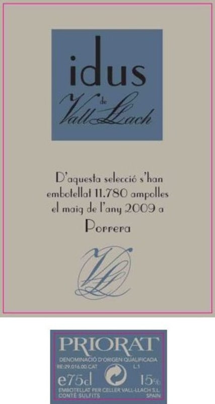 Vall Llach Idus 2010 Front Label