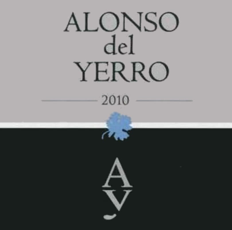 Vinedos Alonso del Yerro Ribera del Duero 2010 Front Label