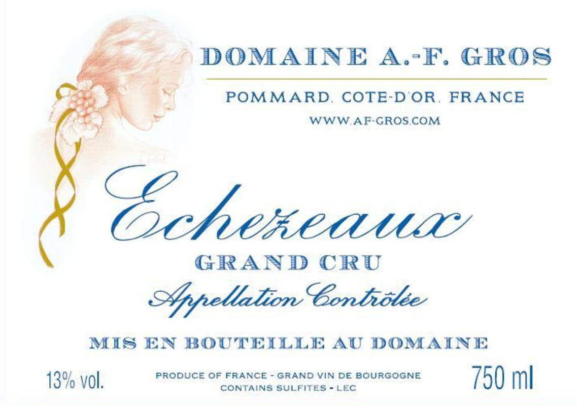 Domaine A.F. Gros Echezeaux Grand Cru 2010 Front Label