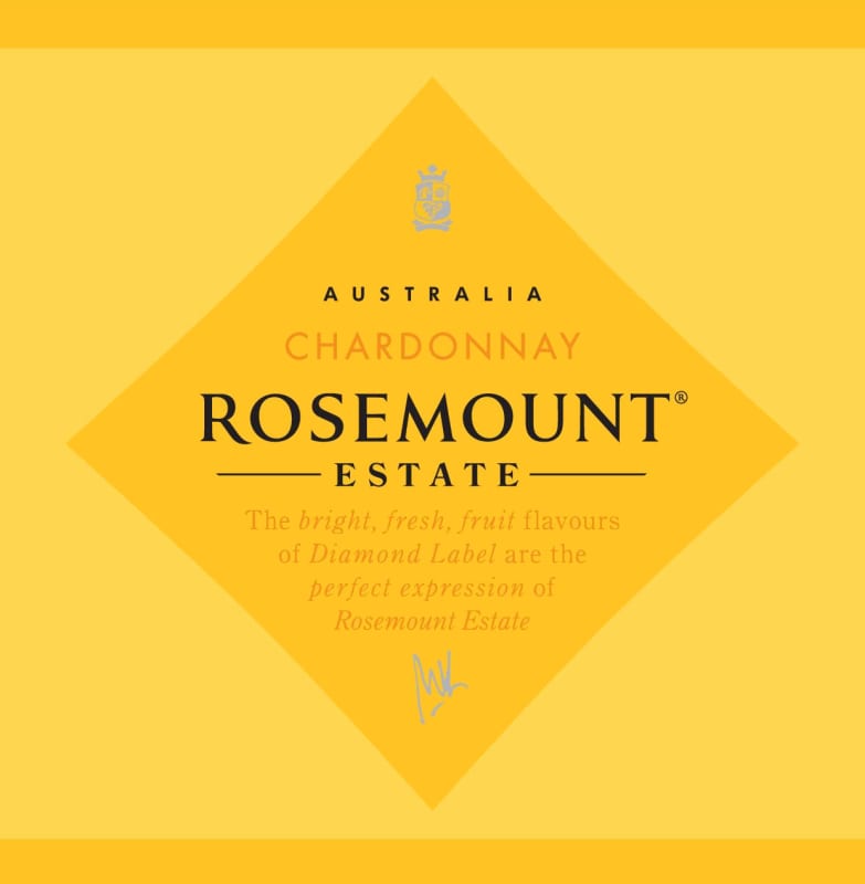 Rosemount Diamond Chardonnay 2010 Front Label