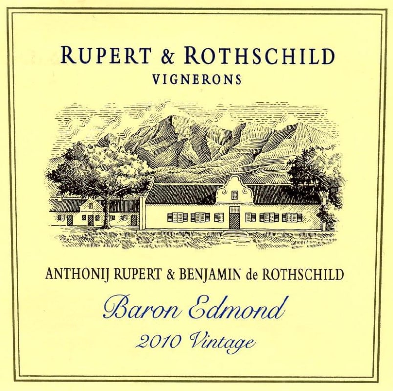 Rupert & Rothschild Baron Edmund Rouge 2010 Front Label