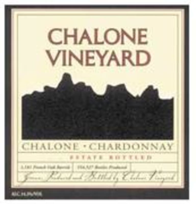Chalone Estate Chardonnay 2000 Front Label