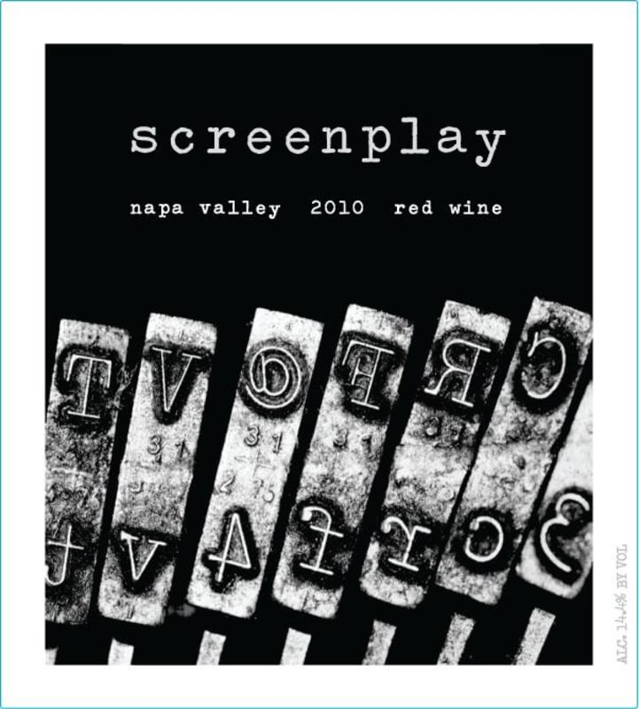 Moffett Vineyards Screenplay Red 2010 Front Label