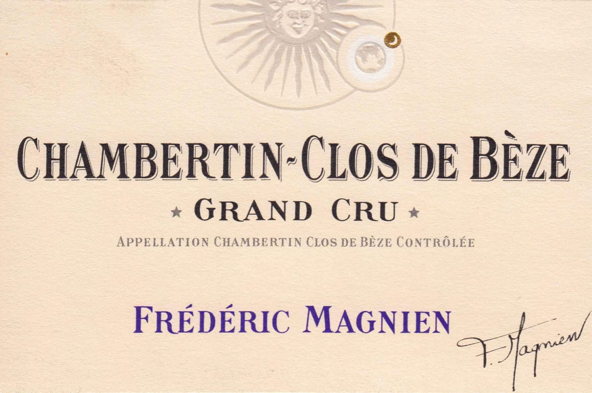 Frederic Magnien Chambertin-Clos de Beze Grand Cru 2010 Front Label