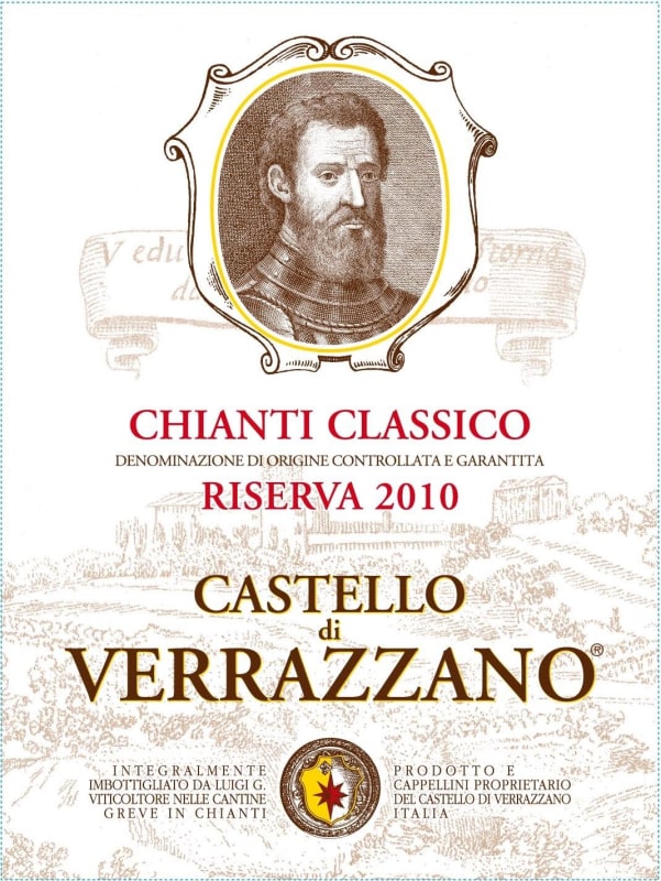 Castello di Verrazzano Chianti Classico Riserva 2010 Front Label