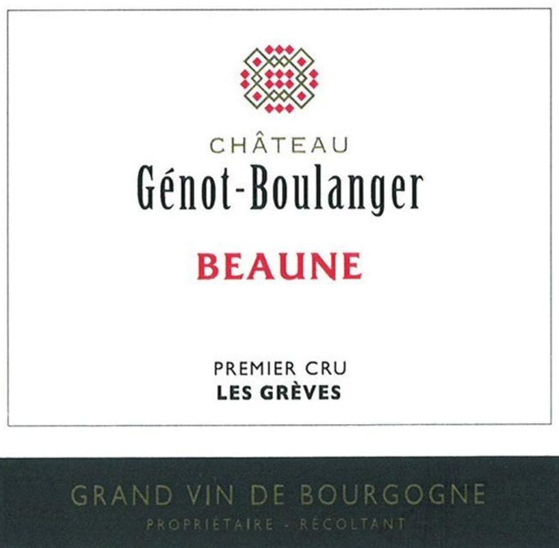 Domaine Genot-Boulanger Beaune-Greves Premier Cru 2010 Front Label