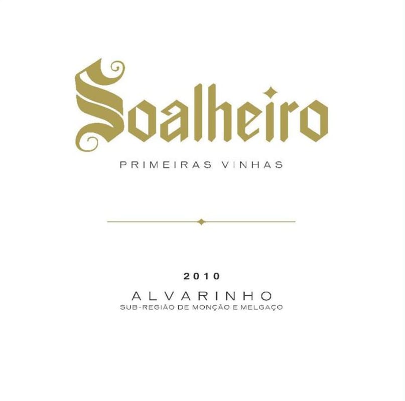 Soalheiro Vinho Verde Primeiras Vinhas Alvarinho 2010 Front Label