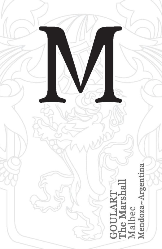 Bodega Goulart The Marshall Malbec 2010 Front Label