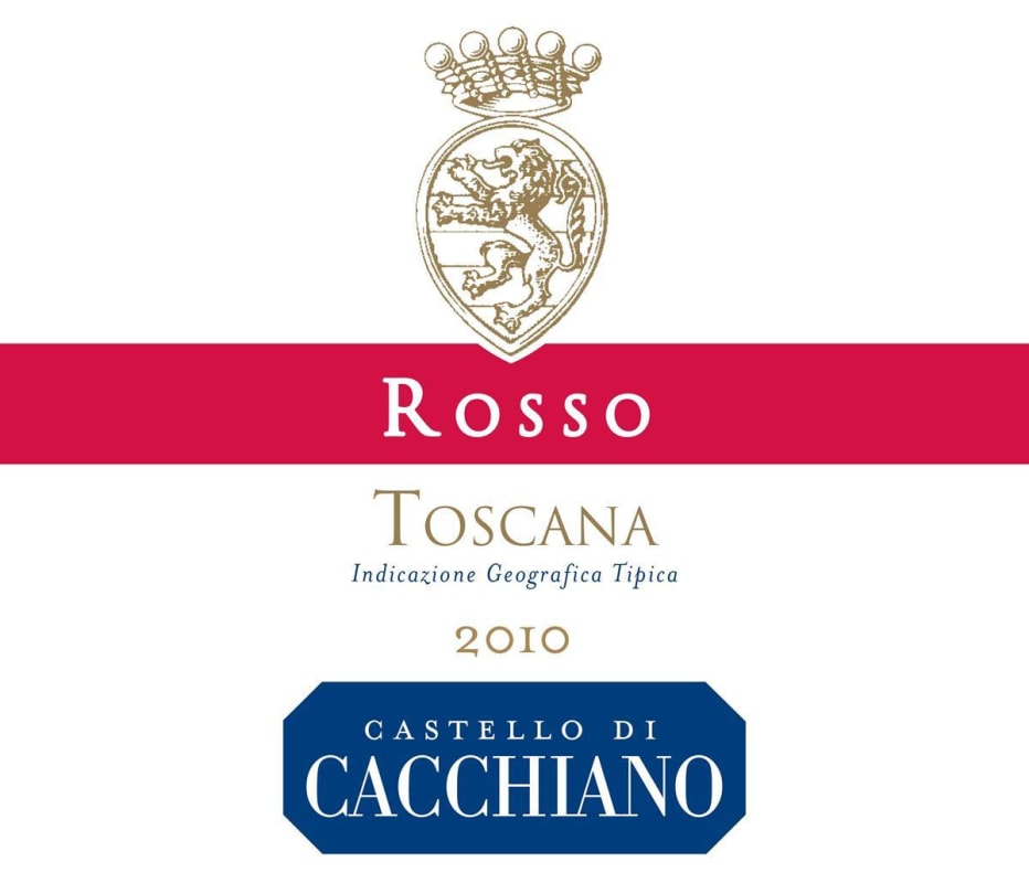 Cacchiano Toscana Rosso 2010 Front Label
