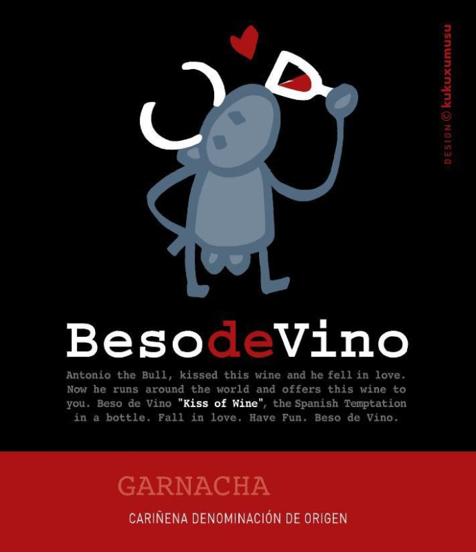 Beso de Vino Garnacha 2010 Front Label