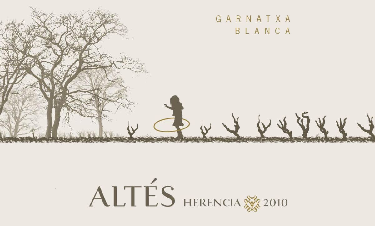 Herencia Altes Garnatxa Blanca 2010 Front Label