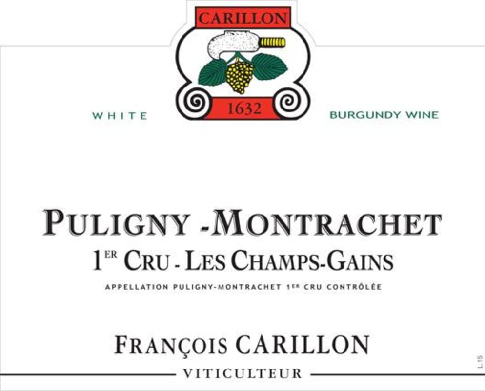 Francois Carillon Puligny-Montrachet Champs-Gain Premier Cru 2010 Front Label