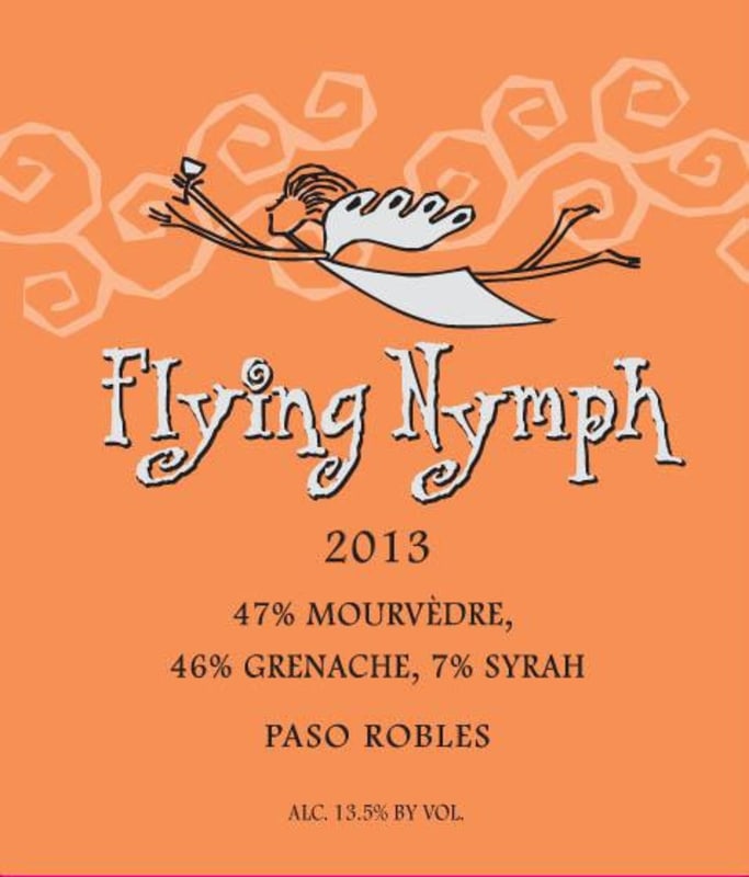 Cass Winery Flying Nymph GSM 2013 Front Label