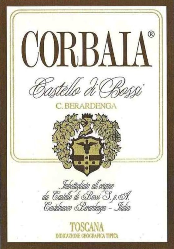 Castello di Bossi Corbaia 2010 Front Label