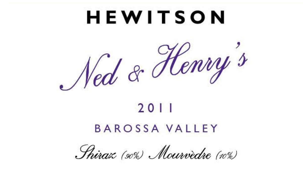 Hewitson Ned & Henrys Shiraz Mourvedre 2011 Front Label
