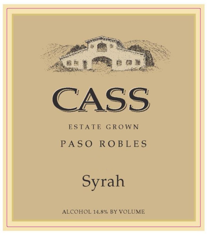 Cass Winery Estate Grown Syrah 2007 Front Label